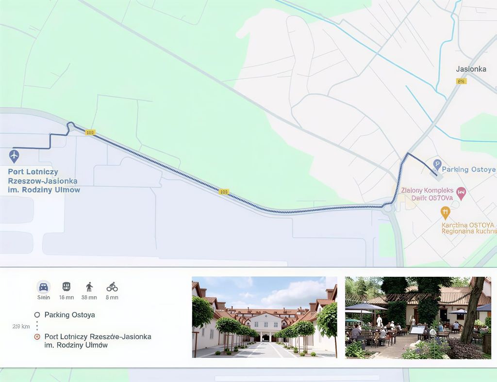 Zielony Kompleks Dwór Ostoya - parking lotnisko Rzeszów (RZE) - zdjęcie 5